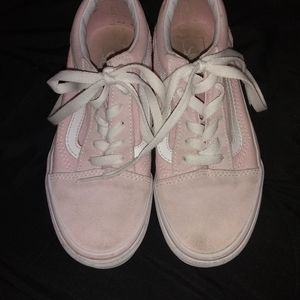 Girls light pink vans